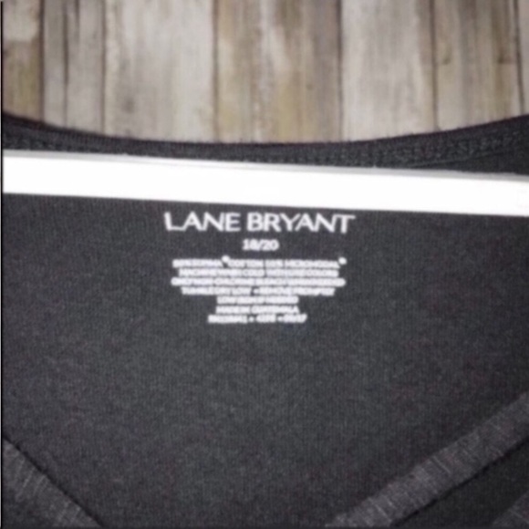 Lane Bryant Cross Neck Long Sleeve Blouse - Picture 2 of 4